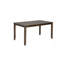 Ensemble de salle à manger de cuisine 6 pièces, table de salle à manger rectangulaire en bois avec 4 chaises rembourrées et un banc, ensemble de table de salle à manger pour 6 personnes, salon, bar et cuisine, noyer-435442265