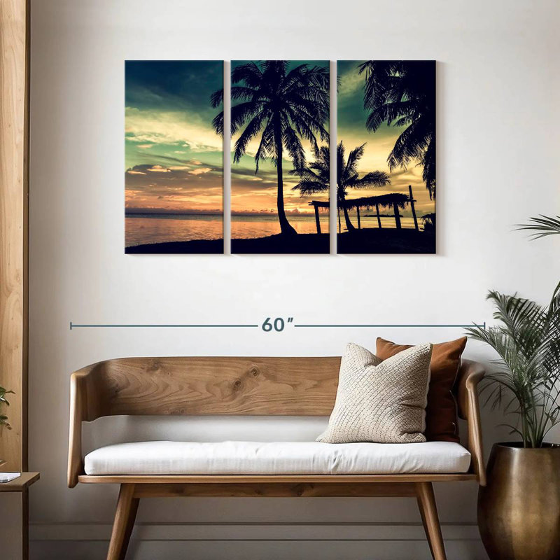 Gillard Silhouette Sunset, 28" H x 45" W
