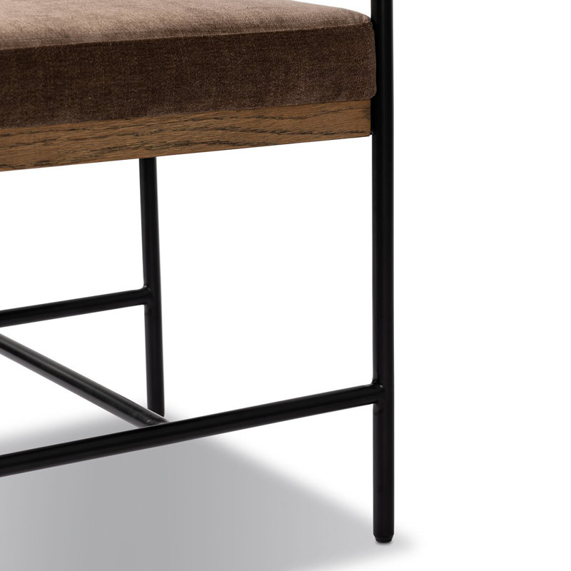 Chaise en cuir Popovich, Brun