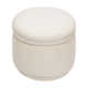Enoki 21" Wide Round Storage Ottoman with Storage