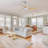 52 Inch Ceiling Fan with 22W LED Light and Remote Control 5 ABS Blades for Living Room
