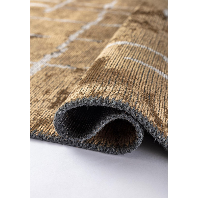 Rapture Abstract Area Rug, Square 9'