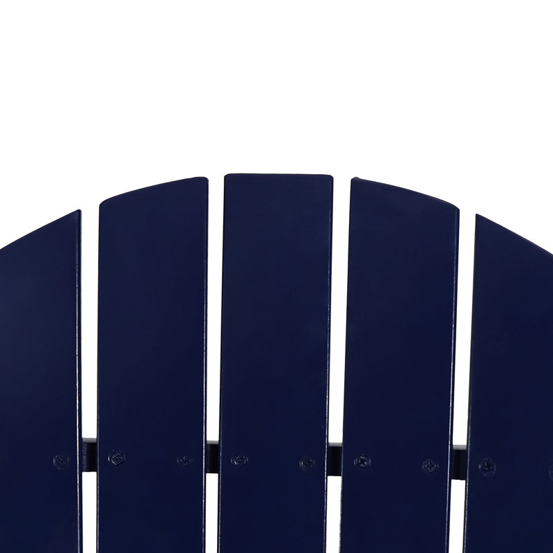 Chaise pliante en bois bleu avec porte-gobelets pour terrasse extérieure - Profondeur : 76,8 cm, largeur : 88,6 cm, hauteur : 86,5 cm, poids : 9,8 kg. Idéal pour se détendre sur une terrasse ou au bord de la piscine.