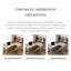 Bureau en bois massif en L Burlywood-1253160183-1253160182