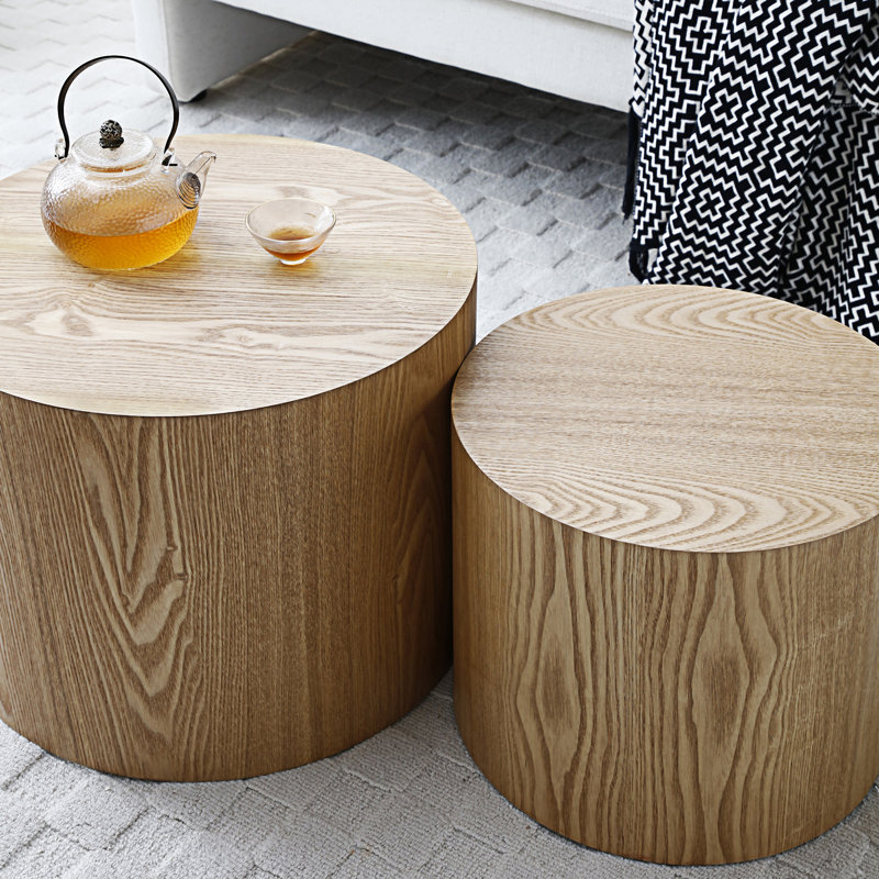 Latitude Run® Round Coffee Table Set Of 2 - Wayfair Canada