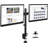 Mount-It! Full Motion Adjustable Dual Monitor Mount Fits 2 Computer Screens 17 - 32 in. with C-Clamp