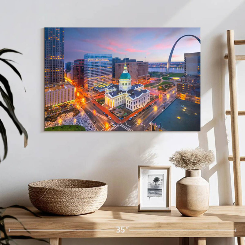 Paysage urbain du Missouri, H 16 po x l 24 po