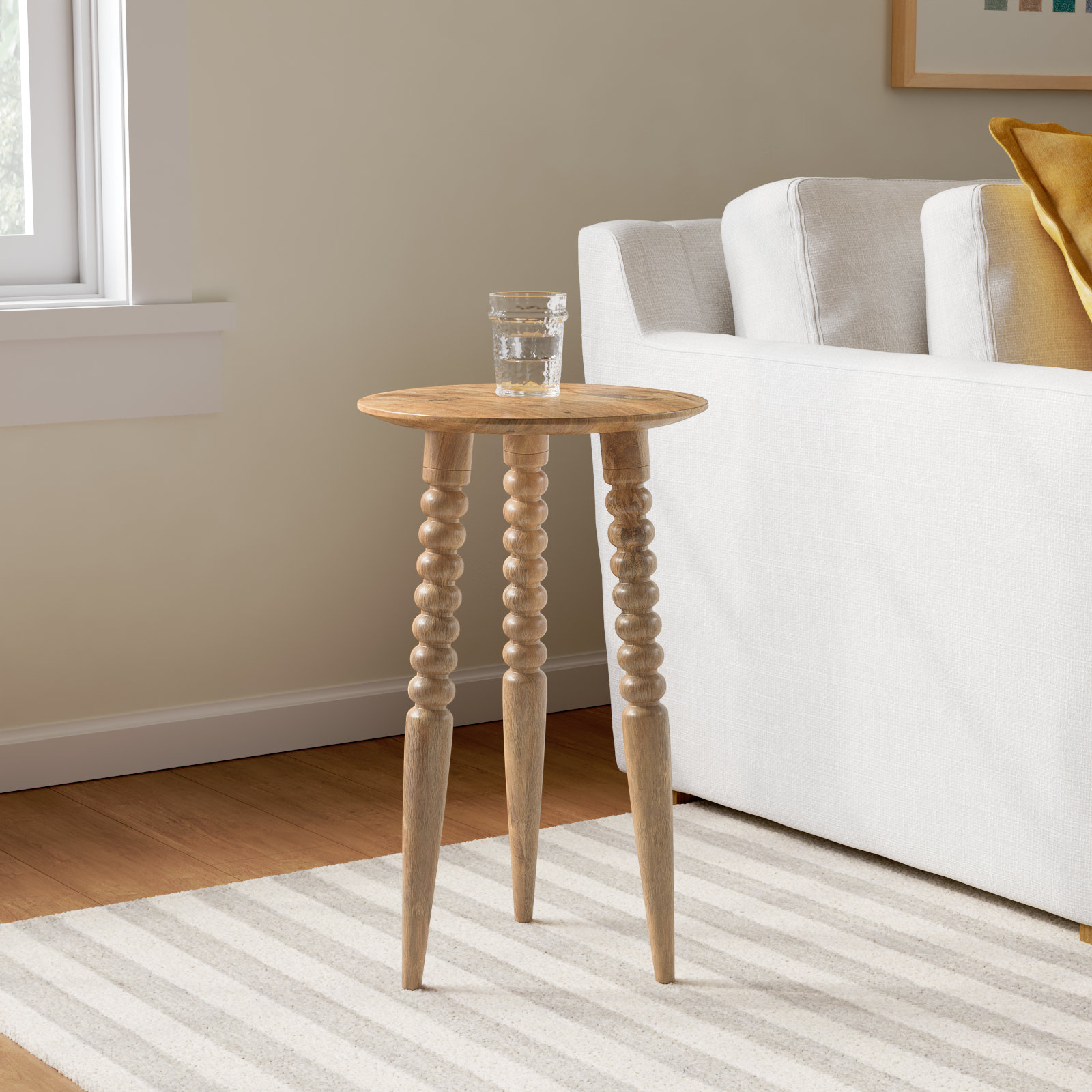 Lessing End Table, Brown