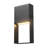 7.5W LED Integrated Matte Black Outdoor Wall Sconce