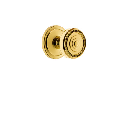 Grandeur Circulaire Rosette Single Dummy with Soleil Door Knob