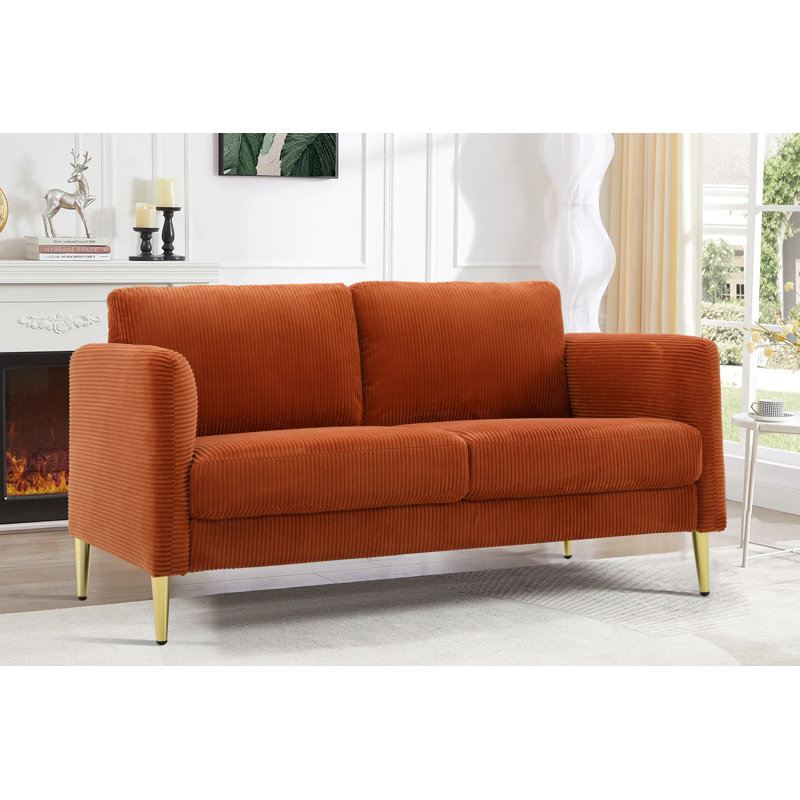 Causeuse 60,63 po, Orange vif