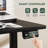 Nahriah 63'' L-Shaped Height Adjustable Standing Desk Electric Corner Table With Free Large Mouse Pad For Home Office Gaming-1788095095