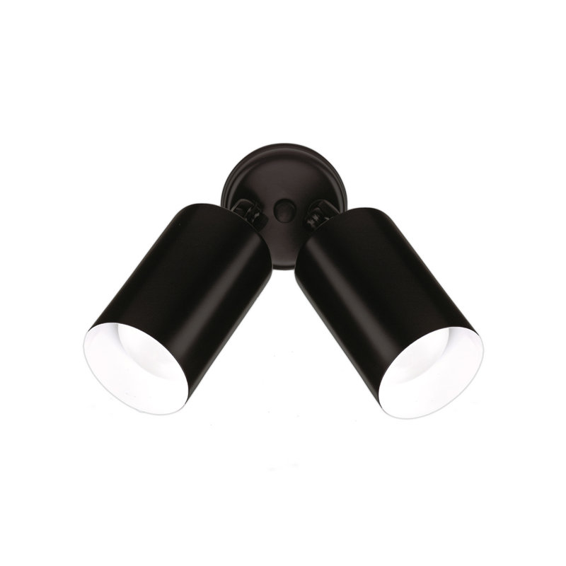 150-Watt Outdoor Security Flood Light Pack of 1, Black