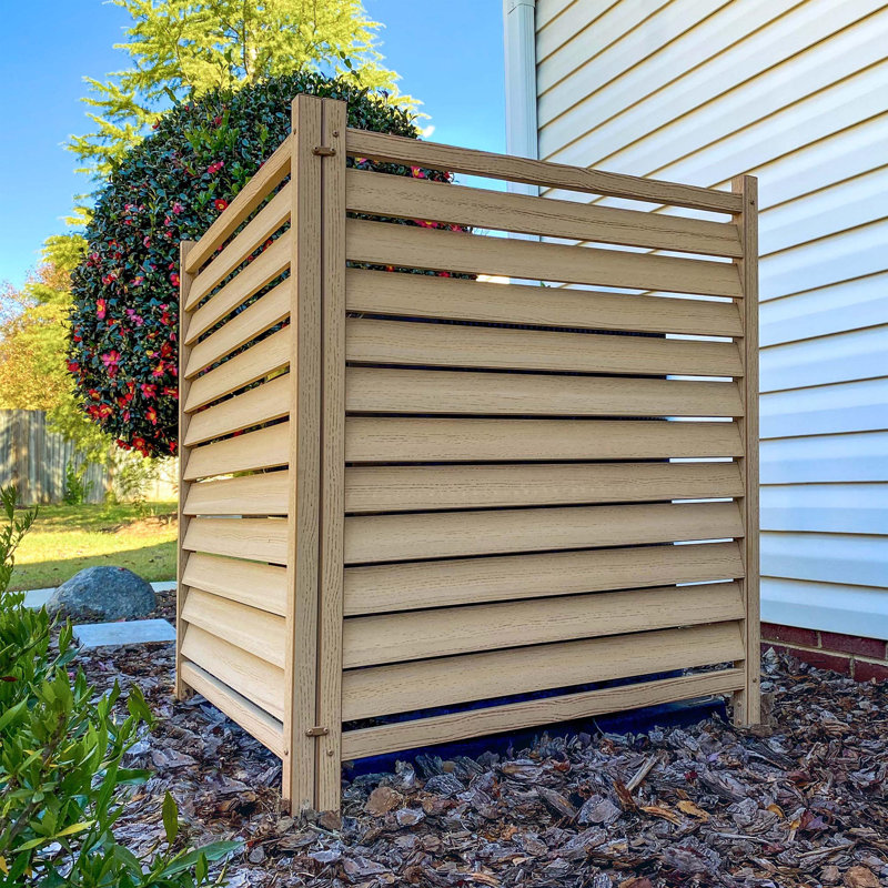 Enclo 3.6 ft. H x 3 ft. W Waverly Privacy Screen Kit (2 Panels), Cedar
