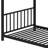 Metal House Platform Bed-535125242