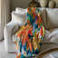 Autumnal Aura Canopy - 1 Piece Premium Sherpa Blanket-713920312
