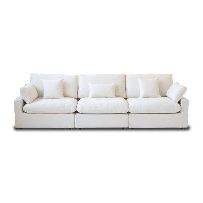 Kyna 119.29'' Slipcovered Sofa