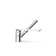 Parallel Single Handle Deck Mount Bath Faucet with Handshower
