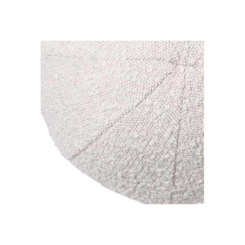 Palla Circular Pillow Cover & Insert, Cream, 11.81" x 11.81"