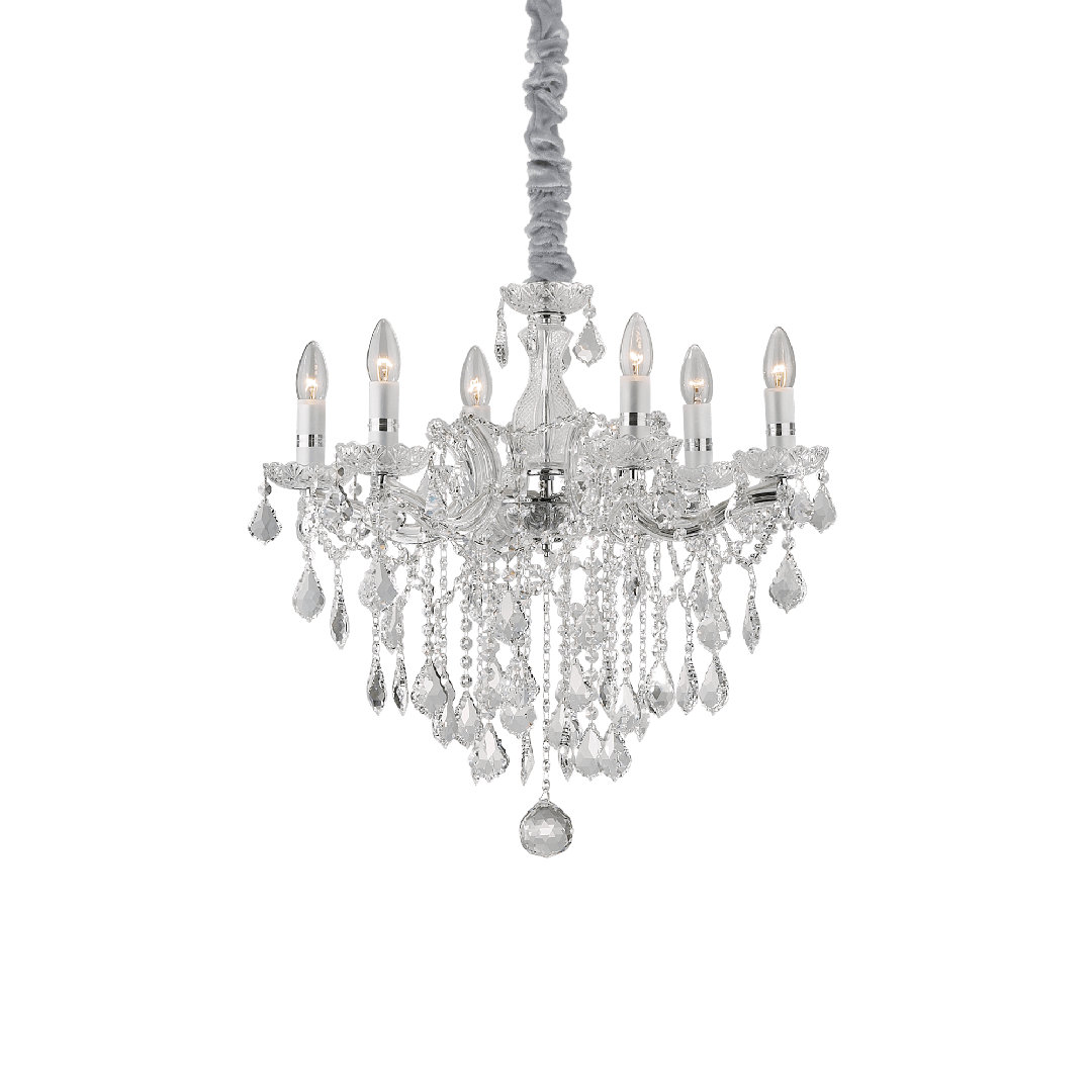 6-Light Empire Chandelier