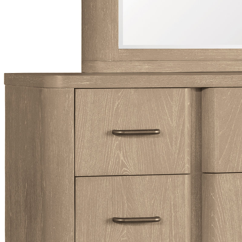Hedrick 9 Drawer Dresser With Mirror