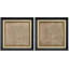 Motif géométrique de lignes murales, œuvre d'art abstraite minimaliste neutre, reproduction d'art sur toile encadrée, 2 pièces-108572870-97923444-97923445