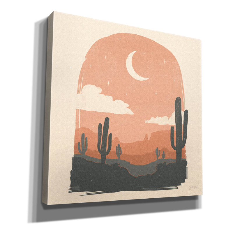 Art mural Union Rustic «Desert 2 Sq» par Janelle Penner, H 37 po x l 37 po x P 1,5 po