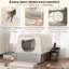 Resin, Stainless Steel Litter Box with Scoop-865740245