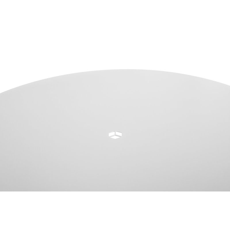 Table basse Hot Mesh 30 ", Blanc cassé