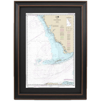 Havana To Tampa Bay | Nautical Chart | Framed Print