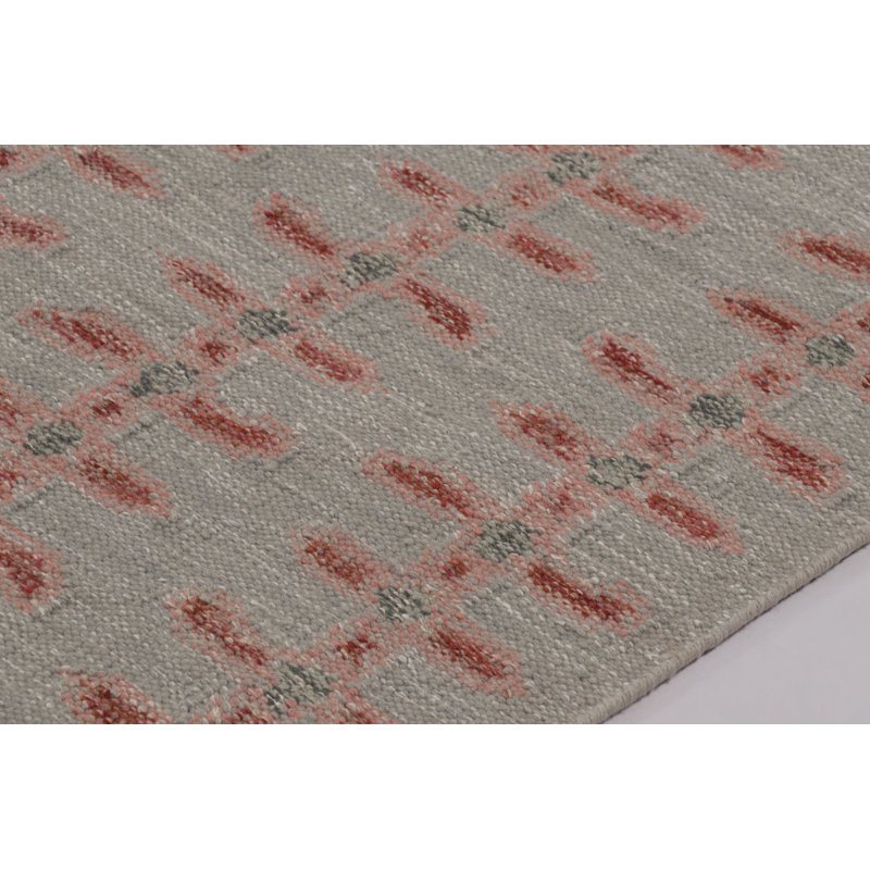 Scandinavian Wool Geometric Area Rug, Rectangle 12' x 15'