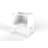Disar 30'' Single Bathroom Vanity Base Only in White