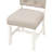 Retro Style Dining Chair Ensemble (4 Chairs) - Modern Design, High Foam Padding, & Natural Oak 4 Chairs, Chic Style, Fabric, Upholstery, Wood Legs For Living Area