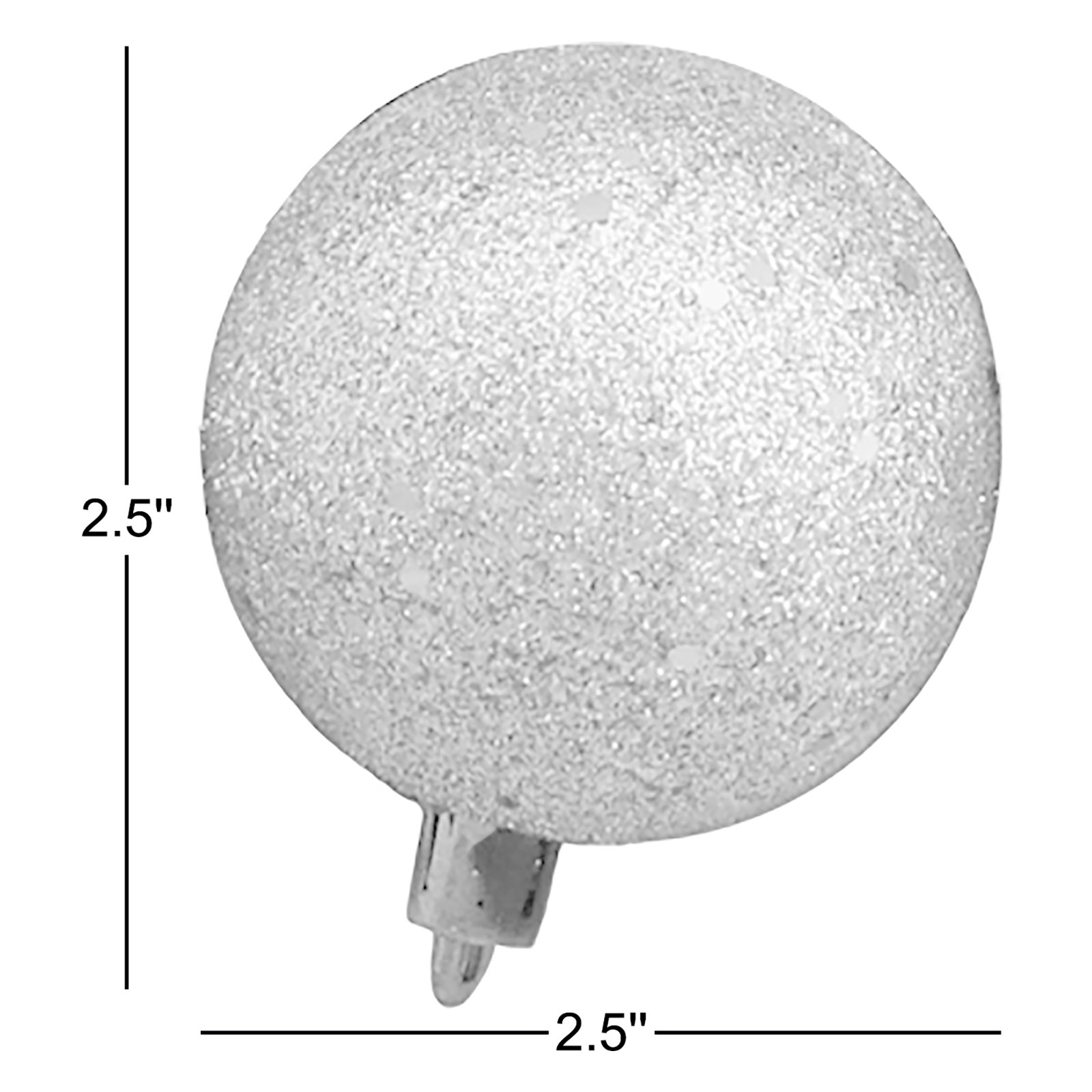The Holiday Aisle® 3" Shatterproof Bauble, Almond/Kiwi/Burnt Orange