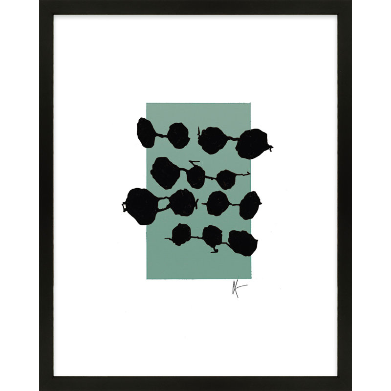 Serenity 1.4 Print by Lee Lessem, Black Framed, 50" H x 40" W x 1.25" D