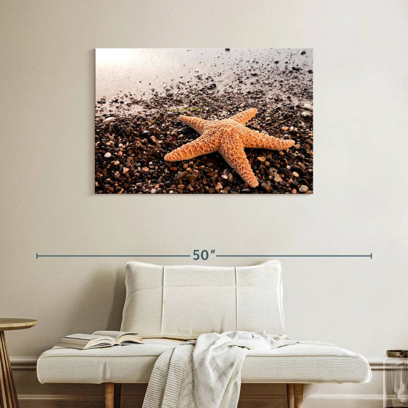 Brampt Orange Starfish, 26" H x 39" W