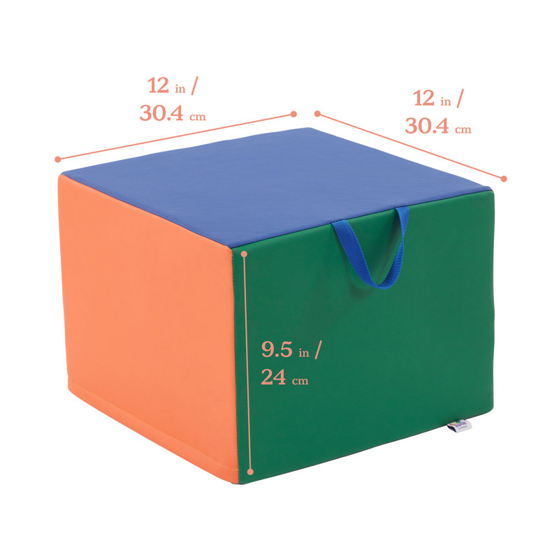 Assorted Colorful Foam Children's Cozy Cubes, 4-Pack