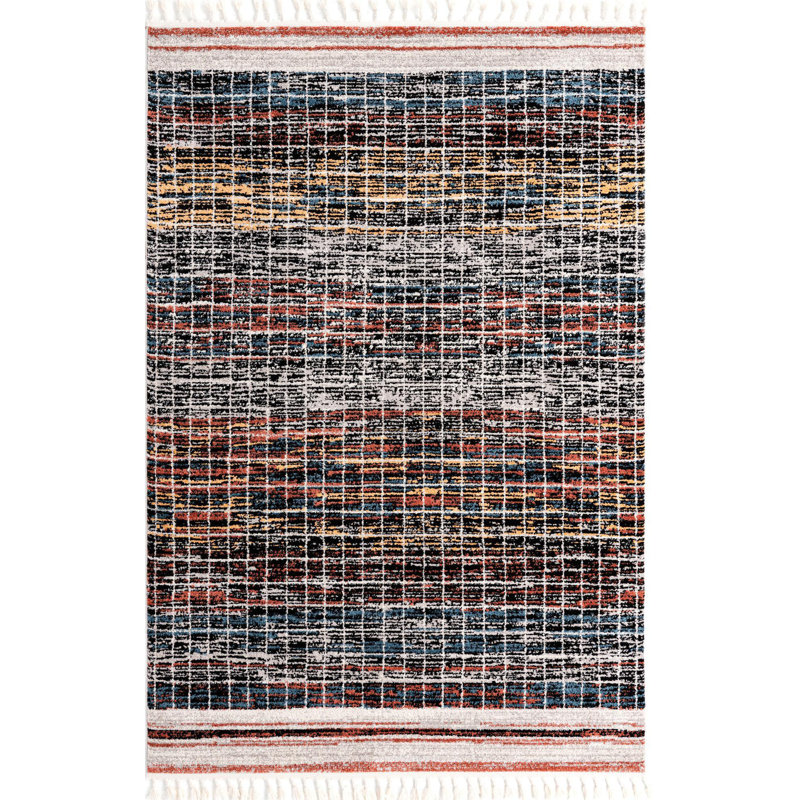 Tapis Bungalow Rose Oliver Joriann, Rectangle 6 pi x 9 pi