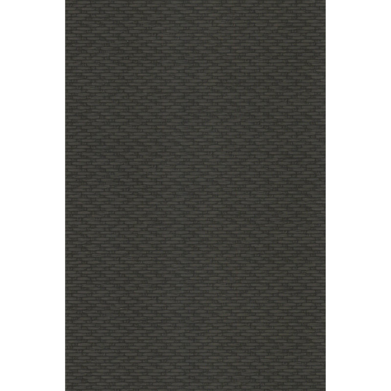 Foundation Weave Abstract Wallpaper Roll, Black