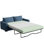 Matelas en mousse viscoélastique gélifiée de 4 po pour canapé-lit, remplacement de matelas pour canapé-lit, canapé-lit, chambres d'amis, véhicules récréatifs et bateaux - MATELAS SEULEMENT