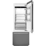 30" Bottom-Mount Refrigerator, Auto Ice Maker, Dual Evaporators And Inverter Compressors, TFT Touch Display