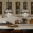 Cindi 1-Light Globe Dimmable Glass Pendant Light-477060430