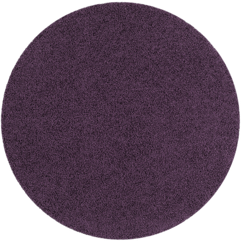 Avett Solid Colour Area Rug, Round 133cm