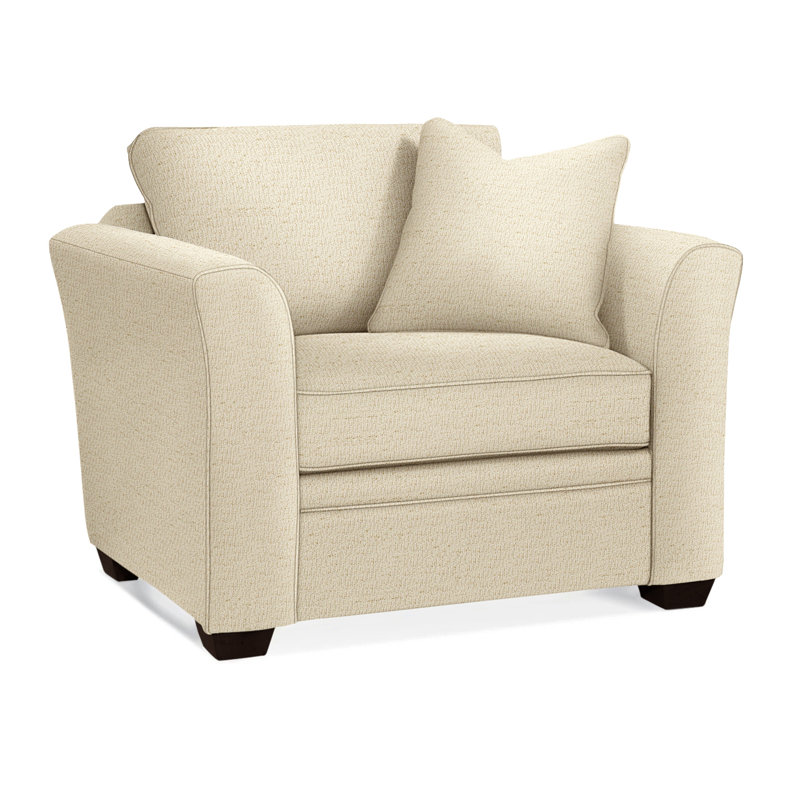 Bridgeport Upholstered Armchair, Java, Ivory Crypton Performance; 0886-91