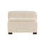 Fauteuil modulaire en velours côtelé beige moelleux 1pc-125536825