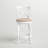 Brumback Wood Swivel Upholstered Stool-1620841276-1620841279