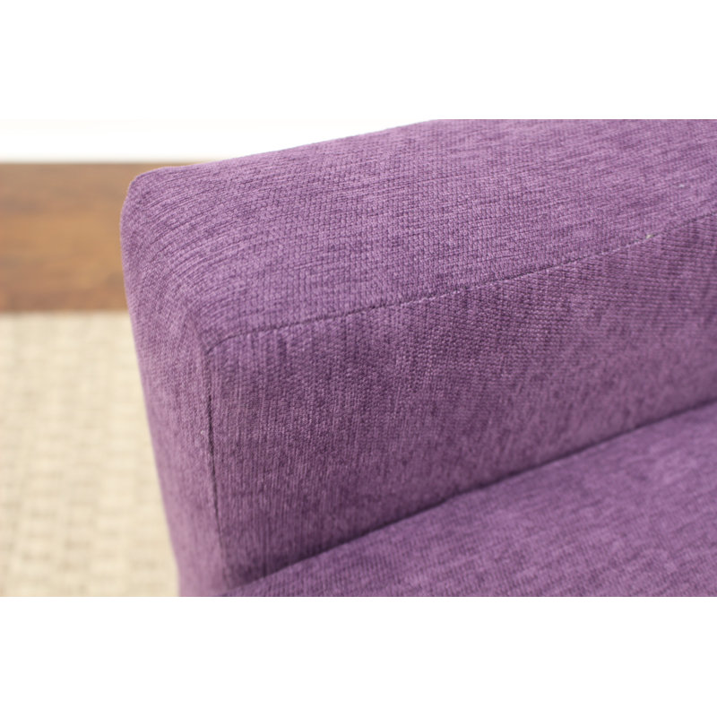 Donham Upholstered Accent Chair, Toulan Eggplant Twill