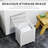 HOMCOM Bamboo Laundry Hamper With Lid, Laundry Hamper, Clothes Hamper, Wood Laundry Hamper-215453127