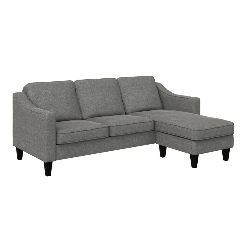 Burrough 3 Seater Velvet Sofa, Grey Velvet