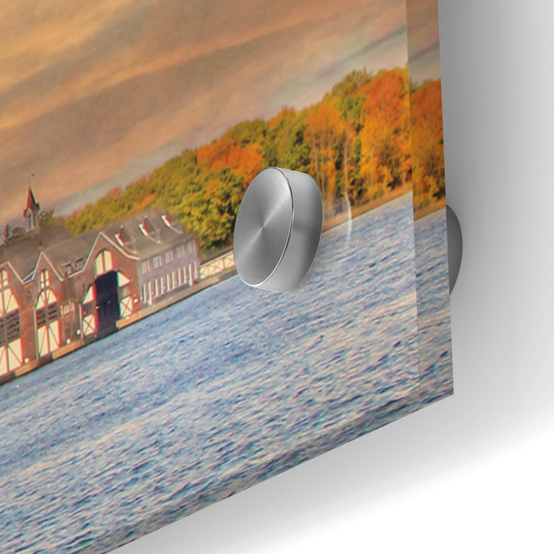 Art épique «Autumn at the Castle» par Lori Deiter, H 36 po x l 108 po